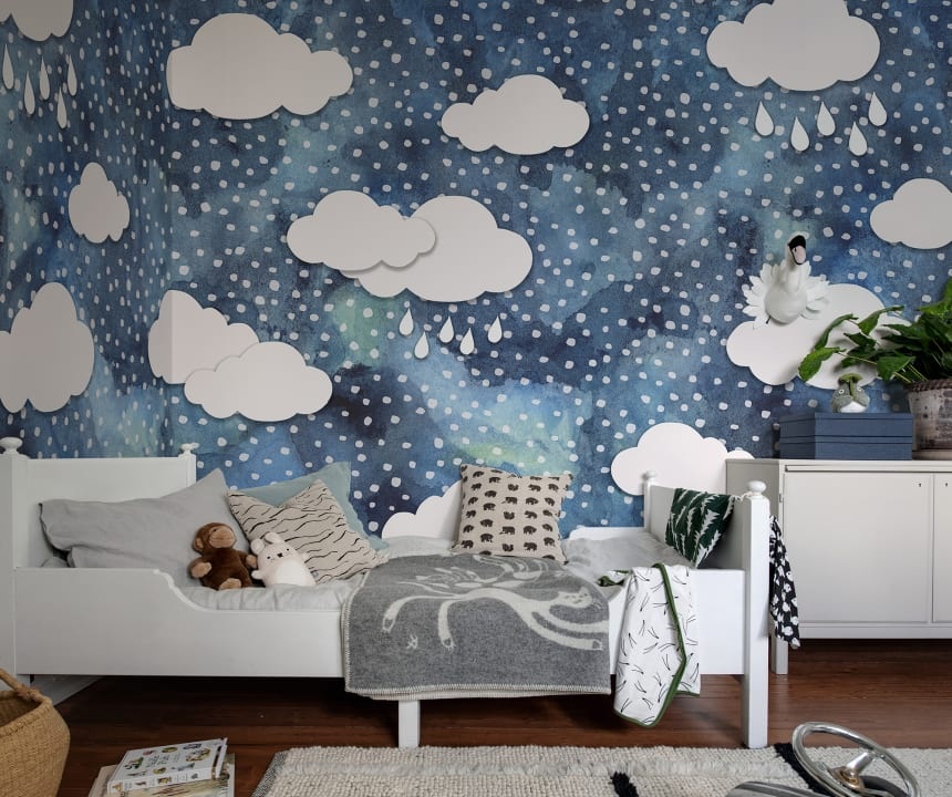 Fototapet, Rainy Clouds Sky, Rebel Walls