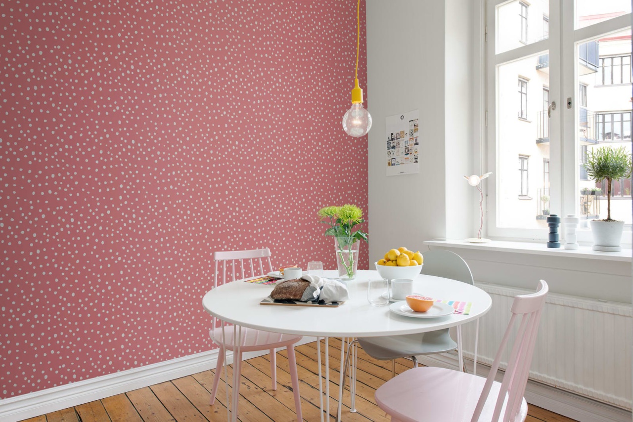 Fototapet, Rebel Dot, Peach, Rebel Walls