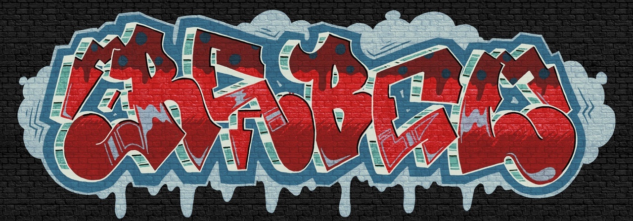Fototapet, Rebel Graffiti, Red, Rebel Walls - 2