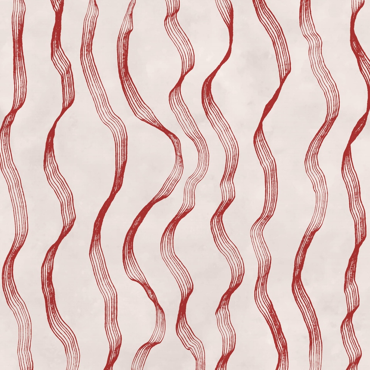 Fototapet, Ribbon Stripe, Red, Rebel Walls - 2