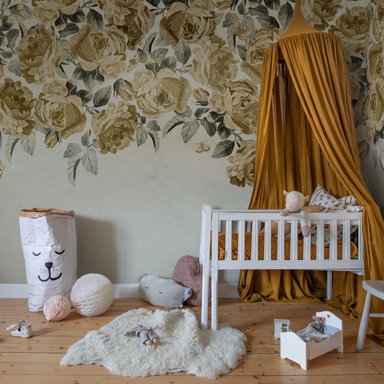 Fototapet, Rose Plenty, Yellow, Rebel Walls - 3