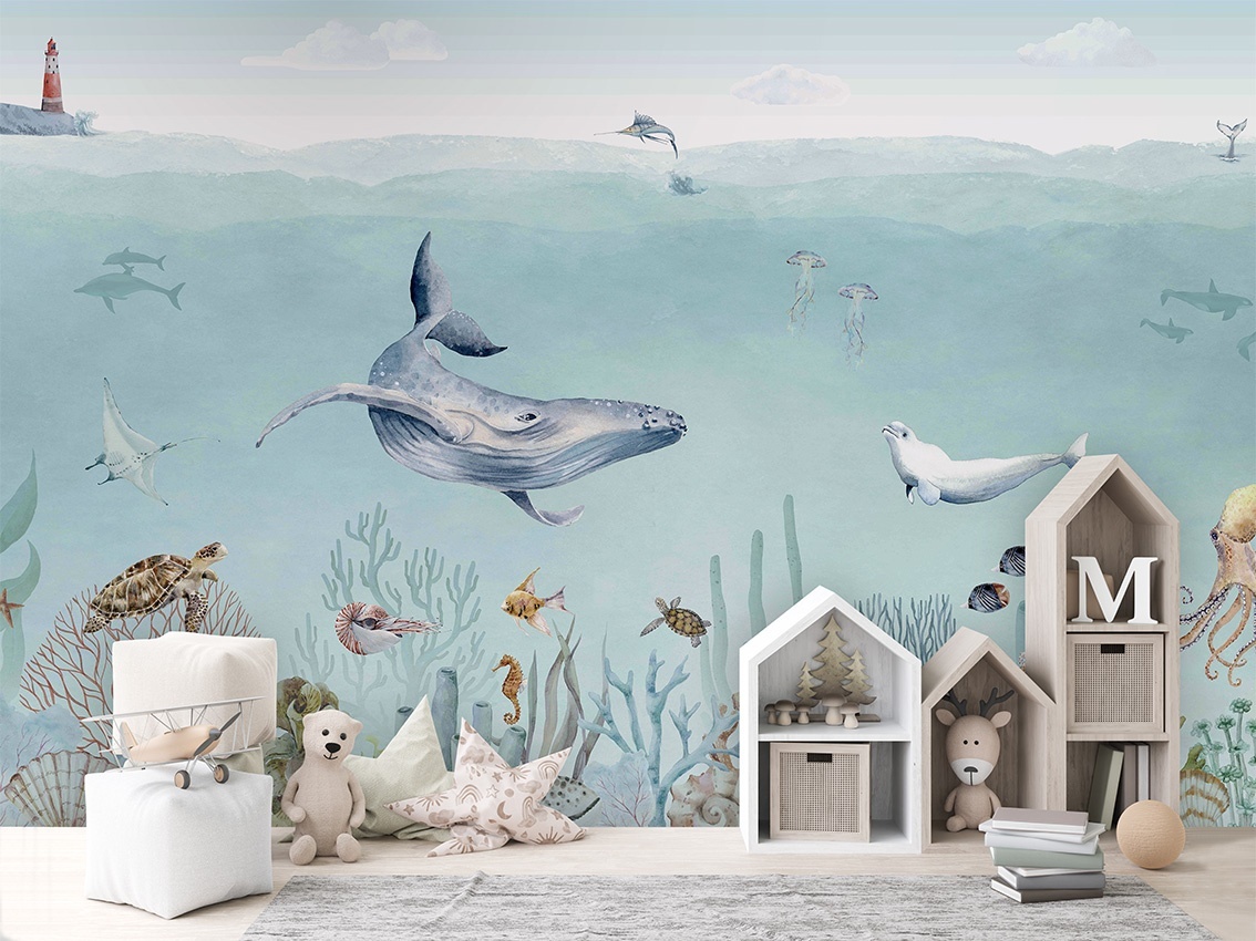 Fototapet Secret Sealife, Kikki Belle - 3