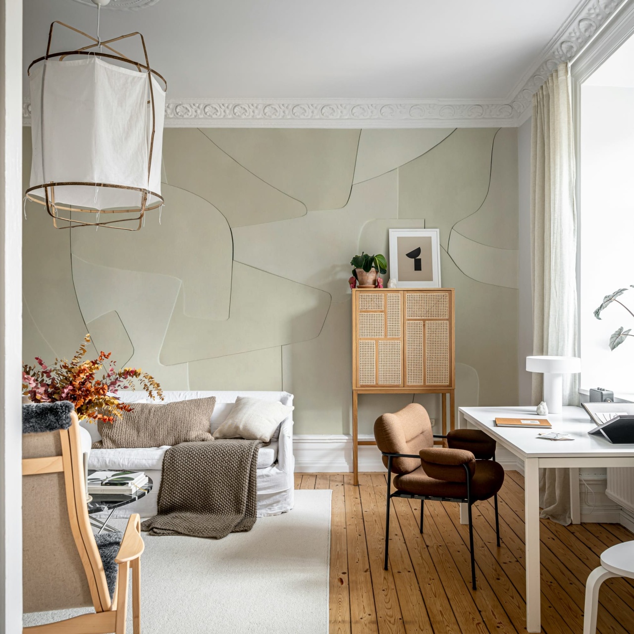 Fototapet, Serene Layers, Beige, Rebel Walls