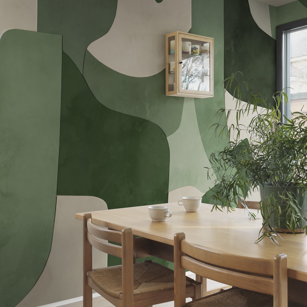 Fototapet, Serene Layers, Green, Rebel Walls - 3