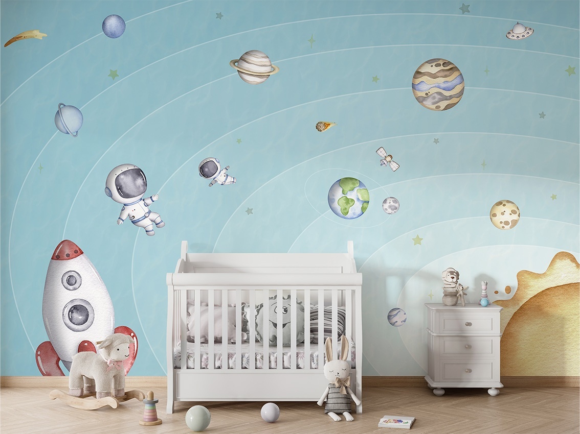 Fototapet Space Joy - Light, Oliver Robins