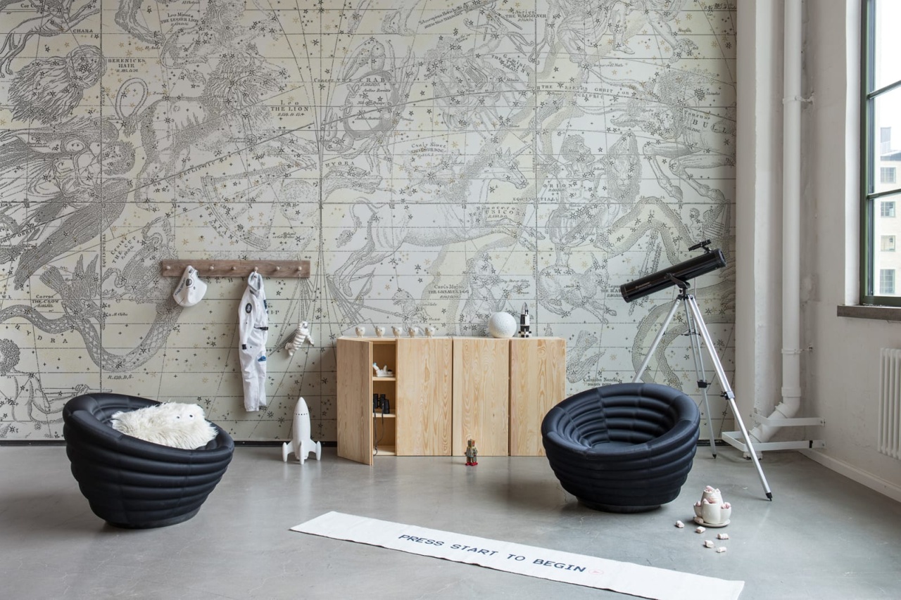 Fototapet, Star Map, White, Rebel Walls - 3