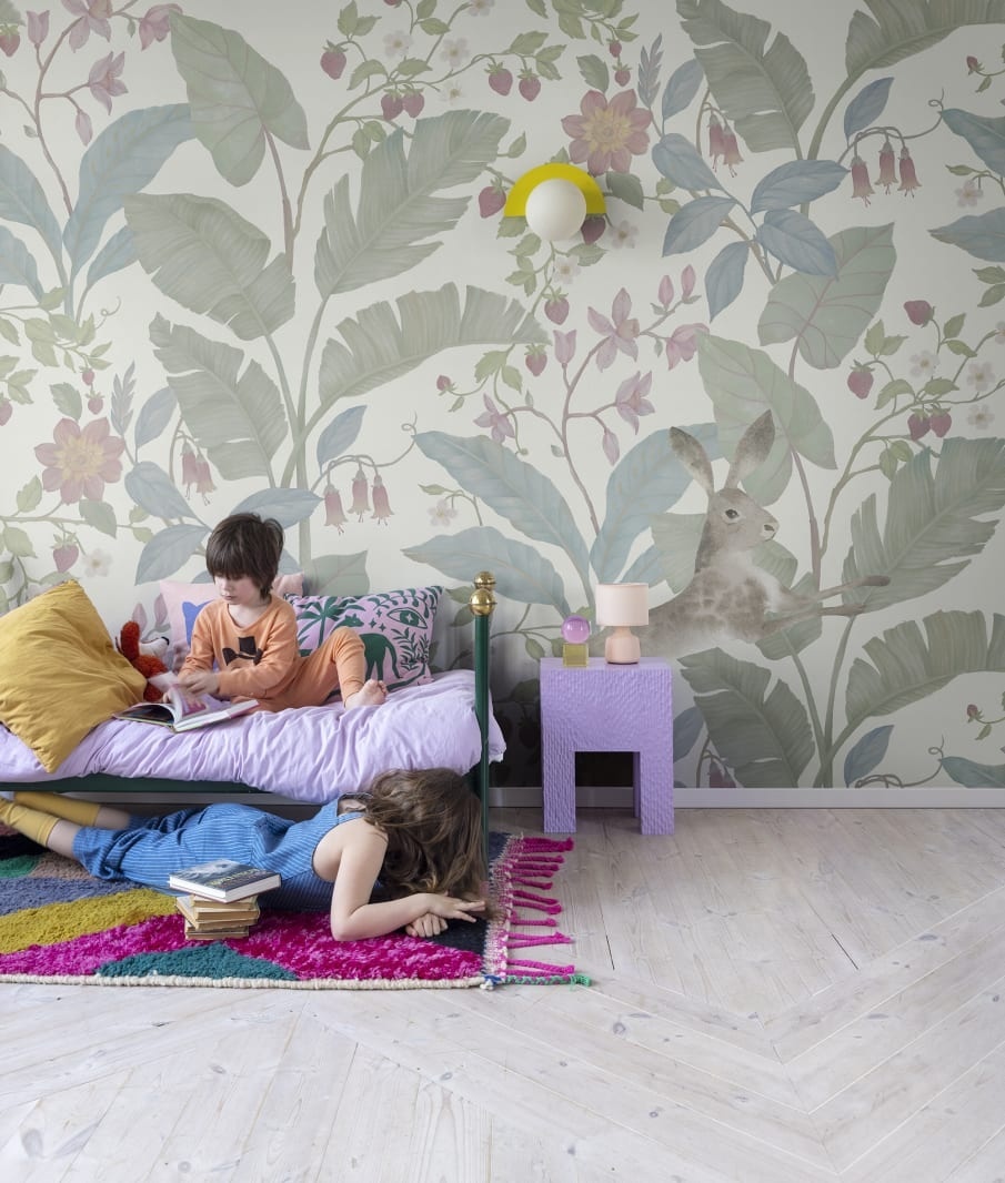 Fototapet, Strawberry Field, Ivory, Rebel Walls - 3