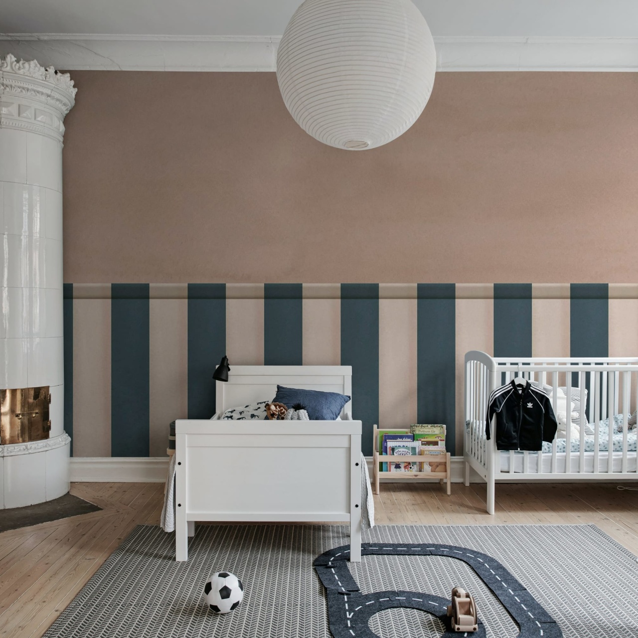 Fototapet, Striped Panel, Pink, Rebel Walls