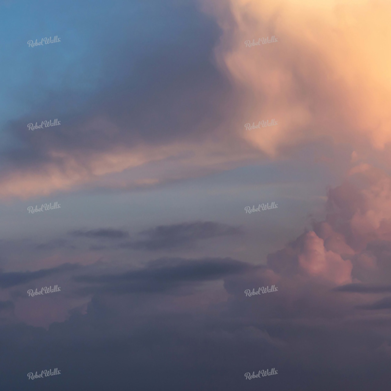Fototapet, Sunset Clouds, Rebel Walls - 2