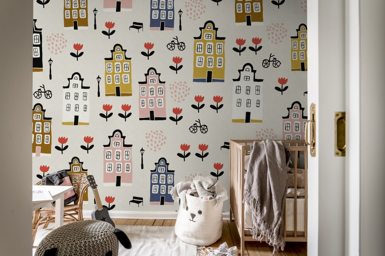 Fototapet, Sweet Town, Pastel, Rebel Walls