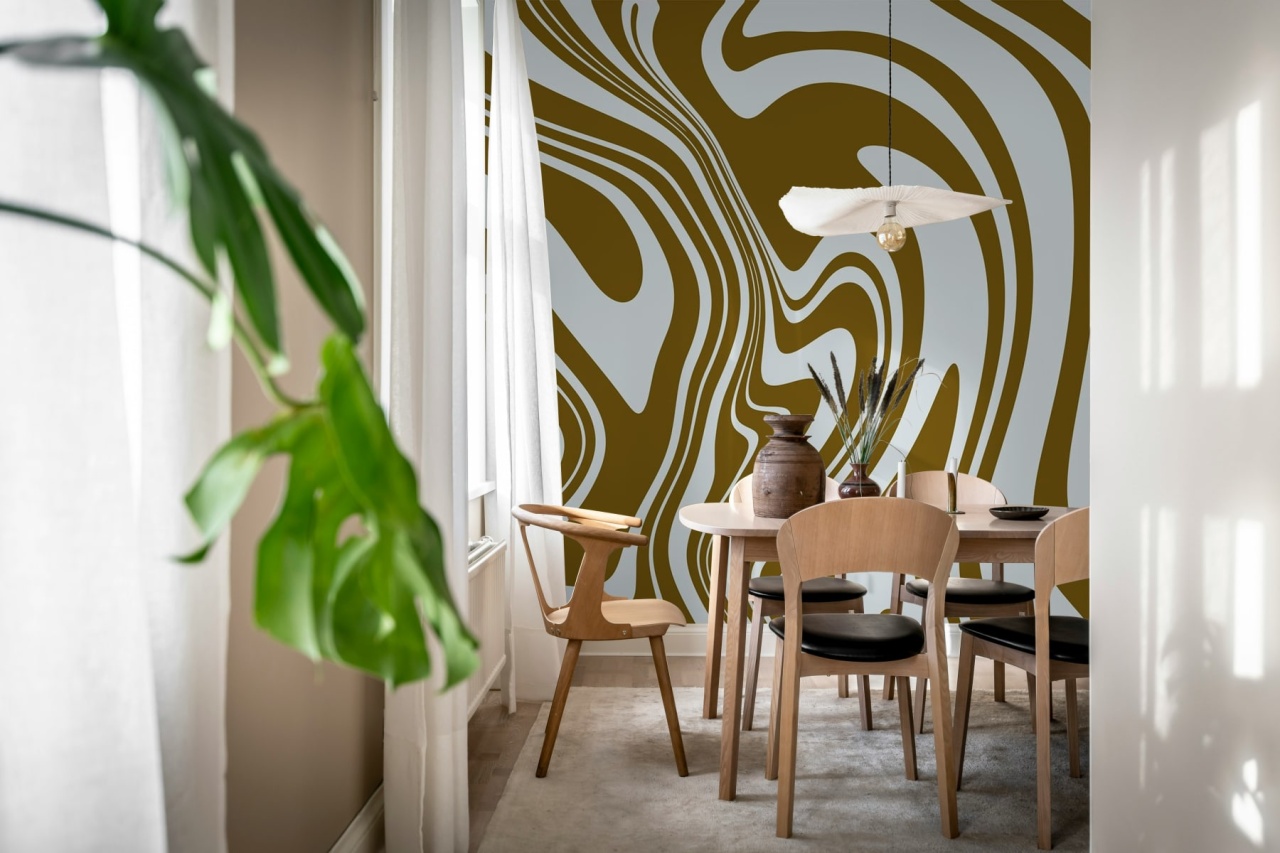 Fototapet, Swirly, Brown, Rebel Walls - 3