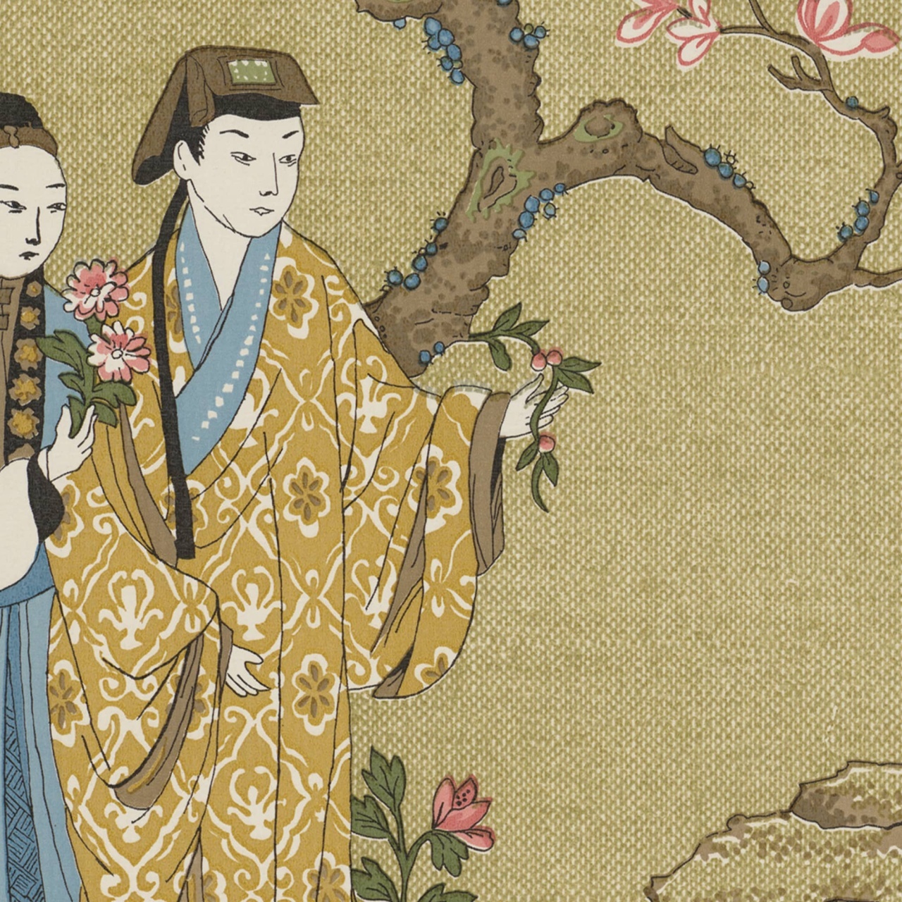 Fototapet, Toile Conversation, Brown, Rebel Walls - 4