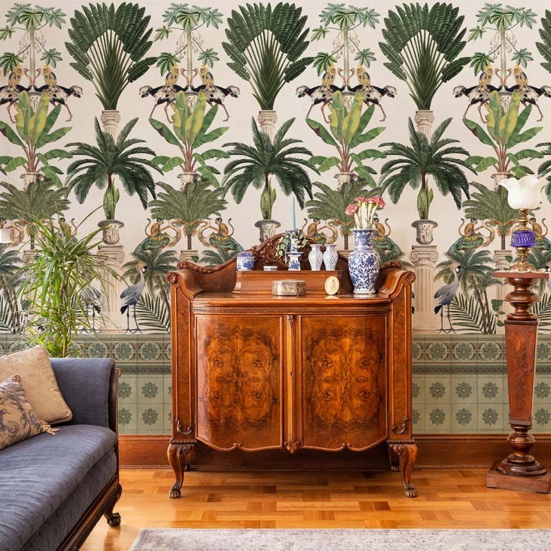 Fototapet Tropical columns (light), VLAdiLA - 5