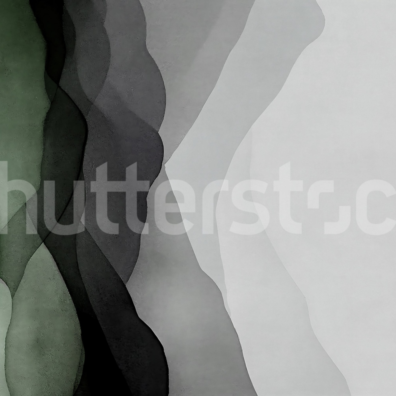 Fototapet, Vertical Gradient, Green, Rebel Walls - 2