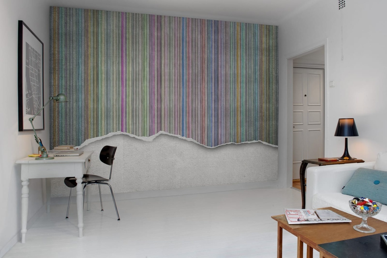 Fototapet, Worn Wall, Multi Stripe, Rebel Walls - 3