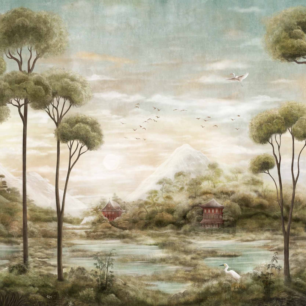 Fototapet Xi Hu Lake, Jade, Coordonne - 2