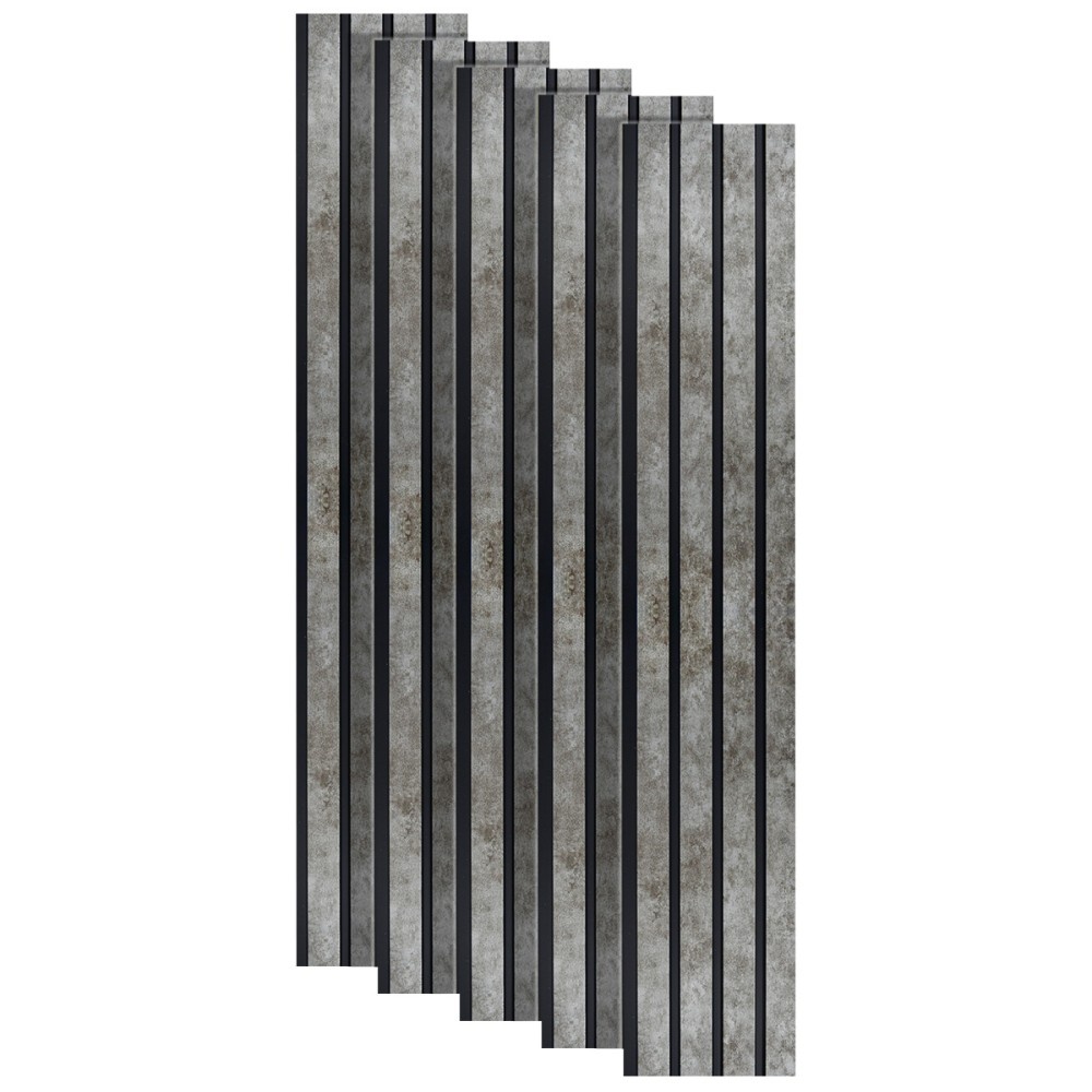 Panou decorativ, riflaj, RX102, 270x12x2cm, Gri - 2 | YEO