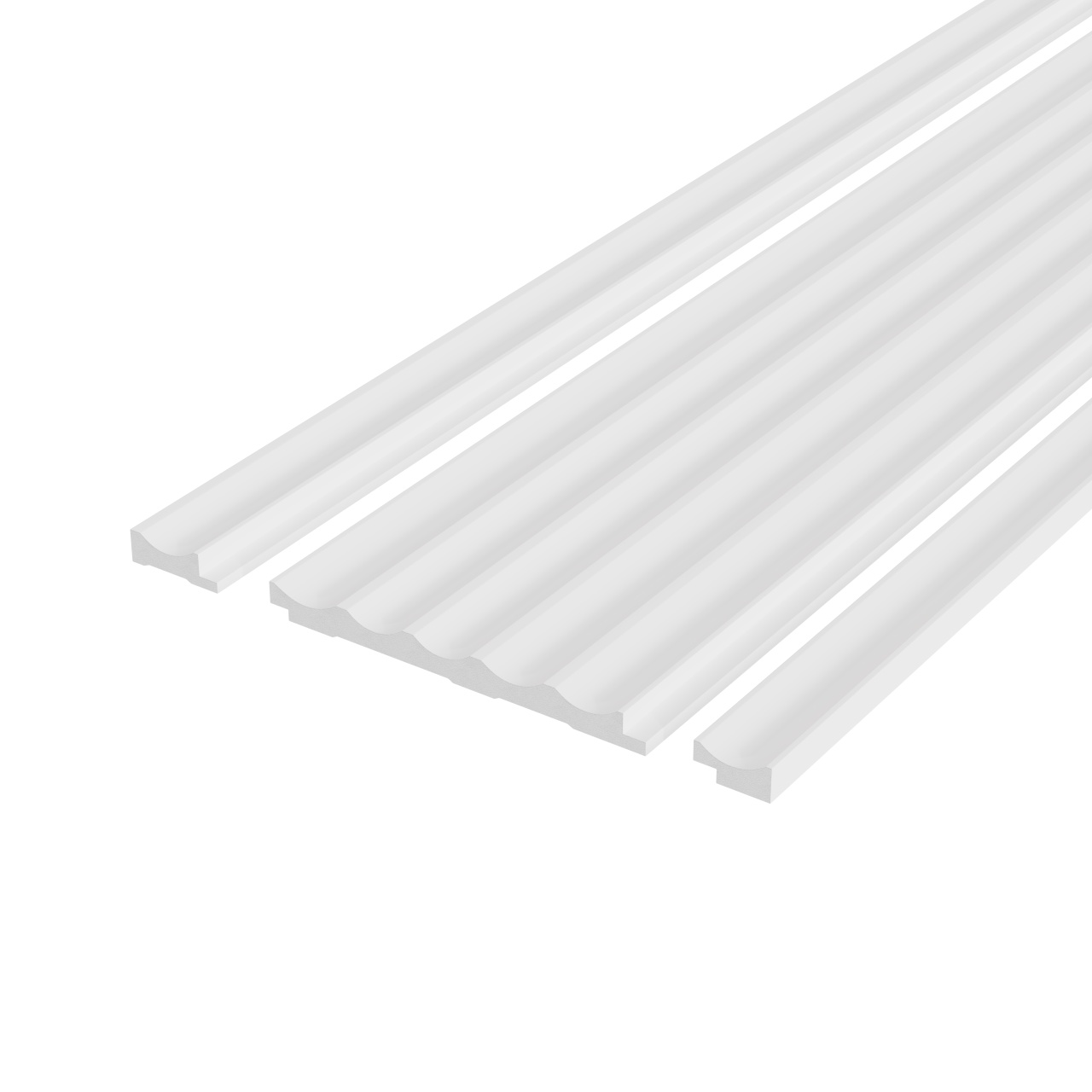 Panou riflaj decorativ 3D, model Waves - 14.8x1.3x250 cm
