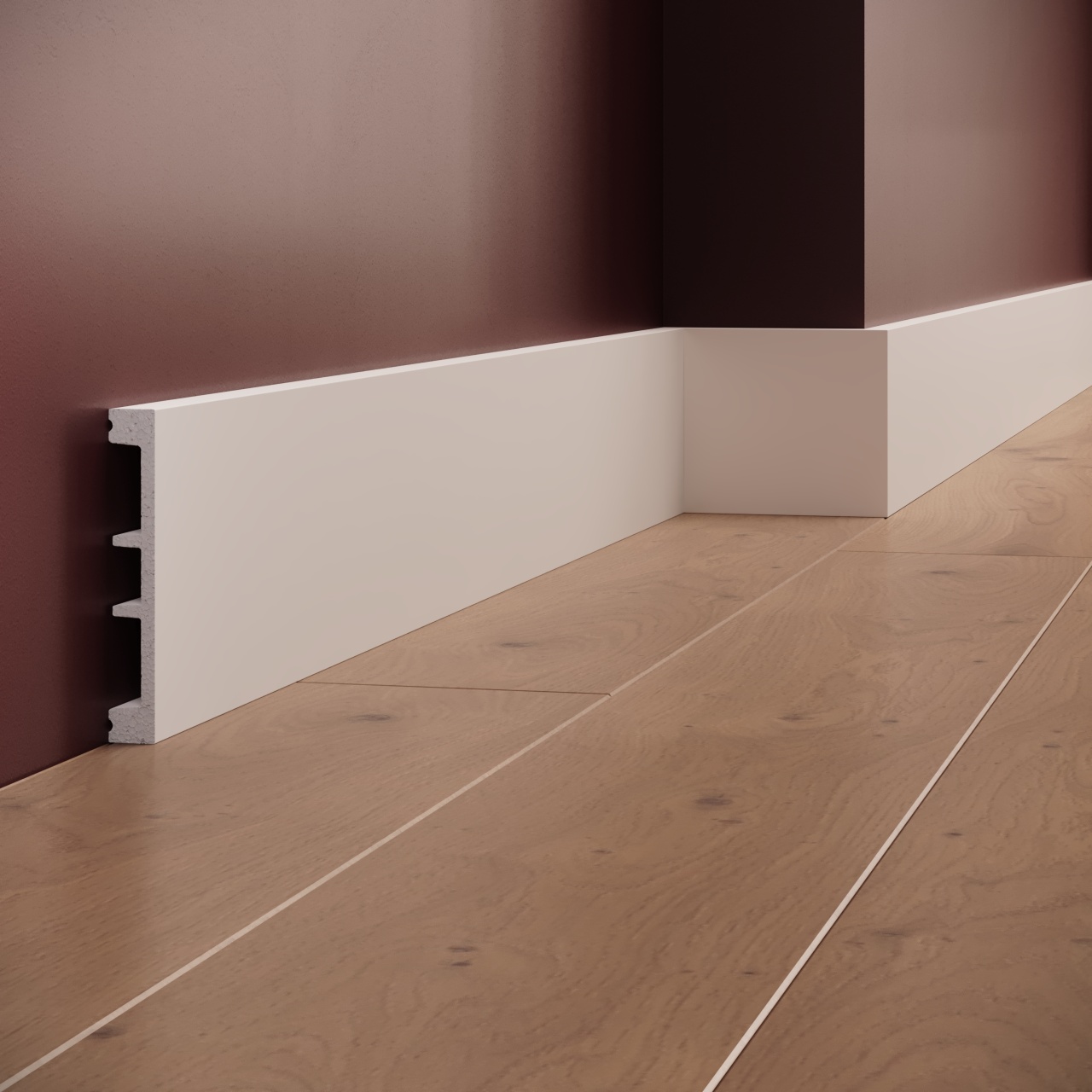 Plinta decorativa S9NEW - 8x1.5x200 cm
