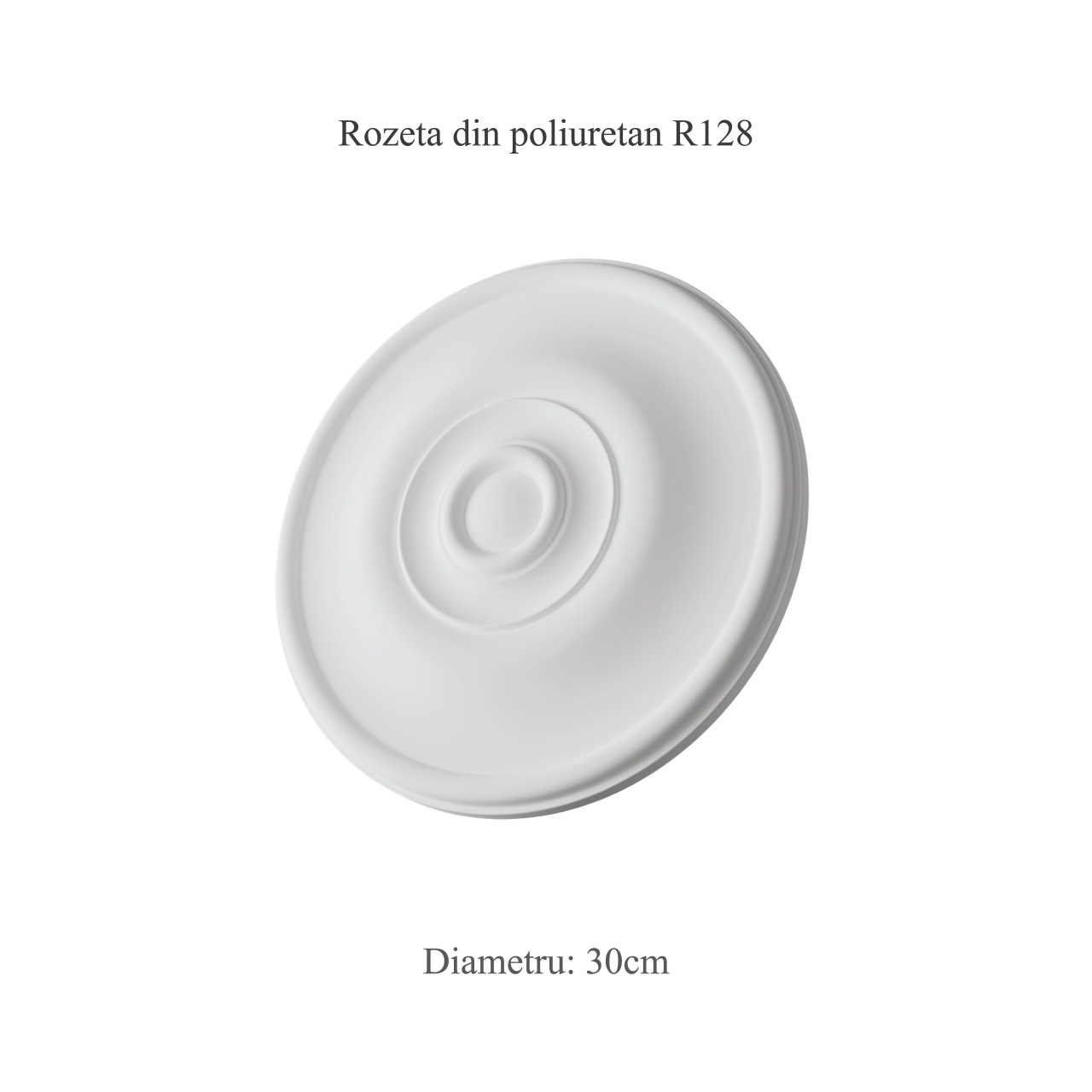 Rozeta decorativa din poliuretan R128 - diametru 30 cm - 2 | YEO