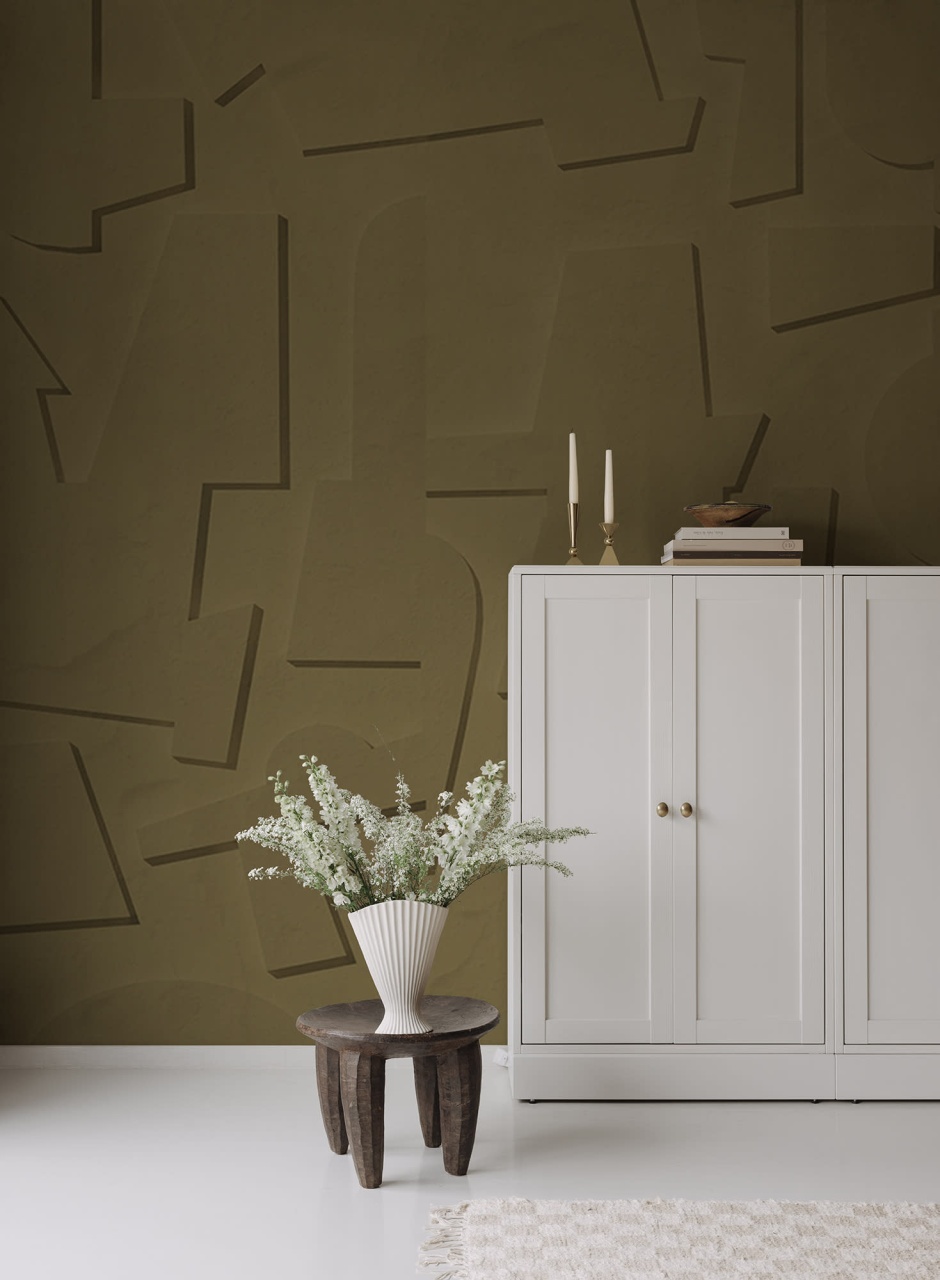 Tapet Abstract Wood, Brown, Rebel Walls - 3 | YEO