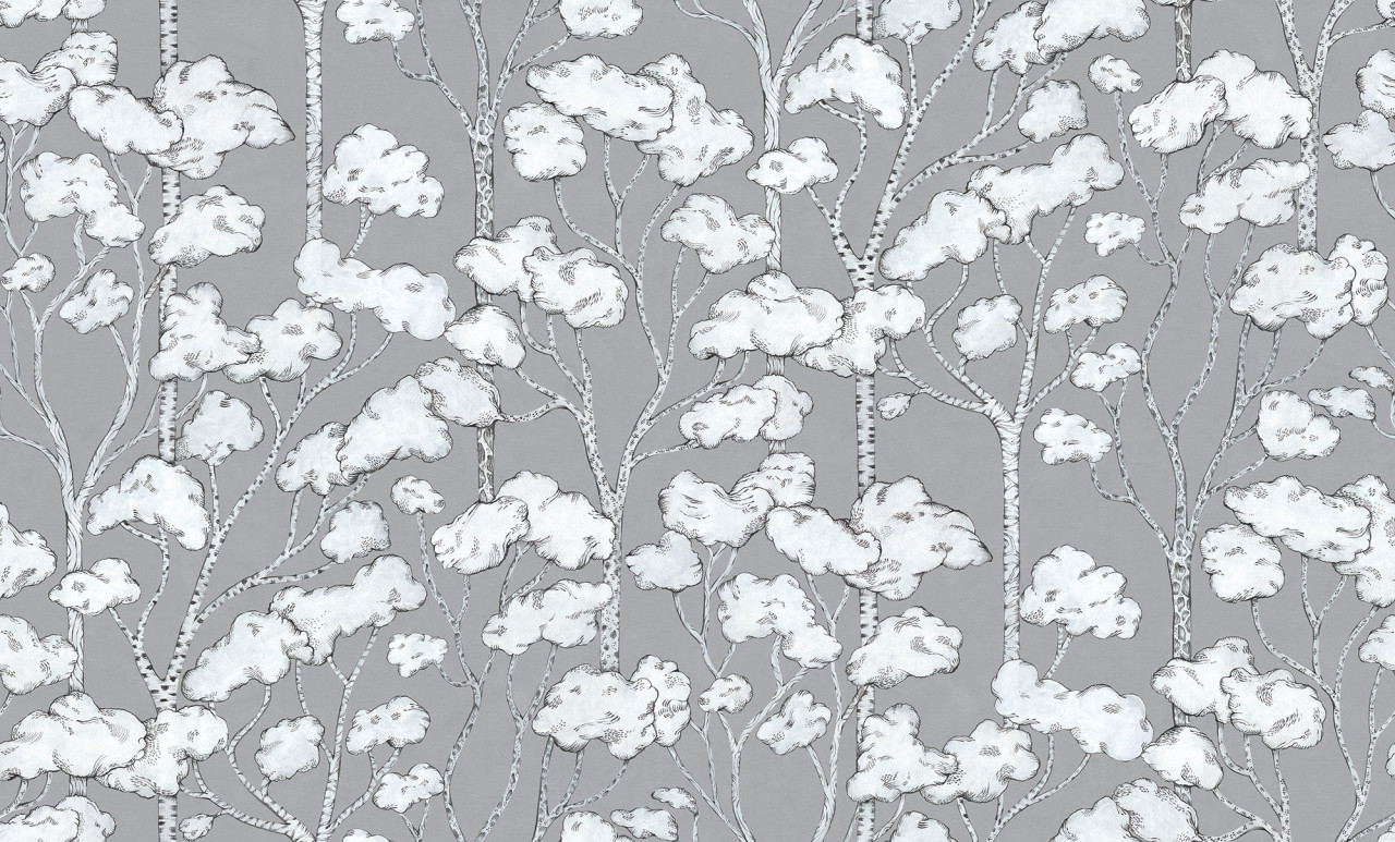Tapet Animal Tree, Grey, Rebel Walls - 1 | YEO