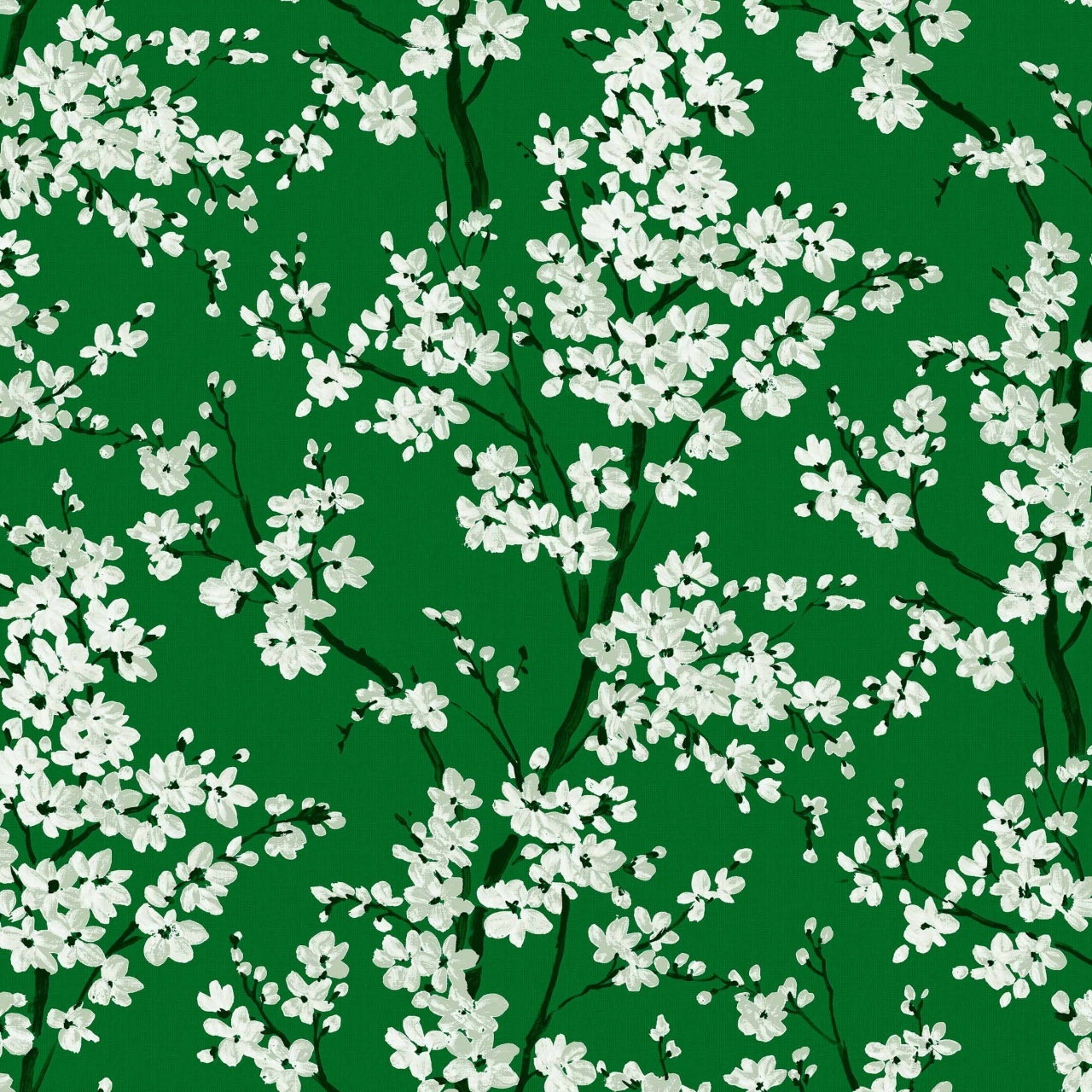 Tapet Cherry Blossom, Emerald, Coordonne 5mp / rola - 2