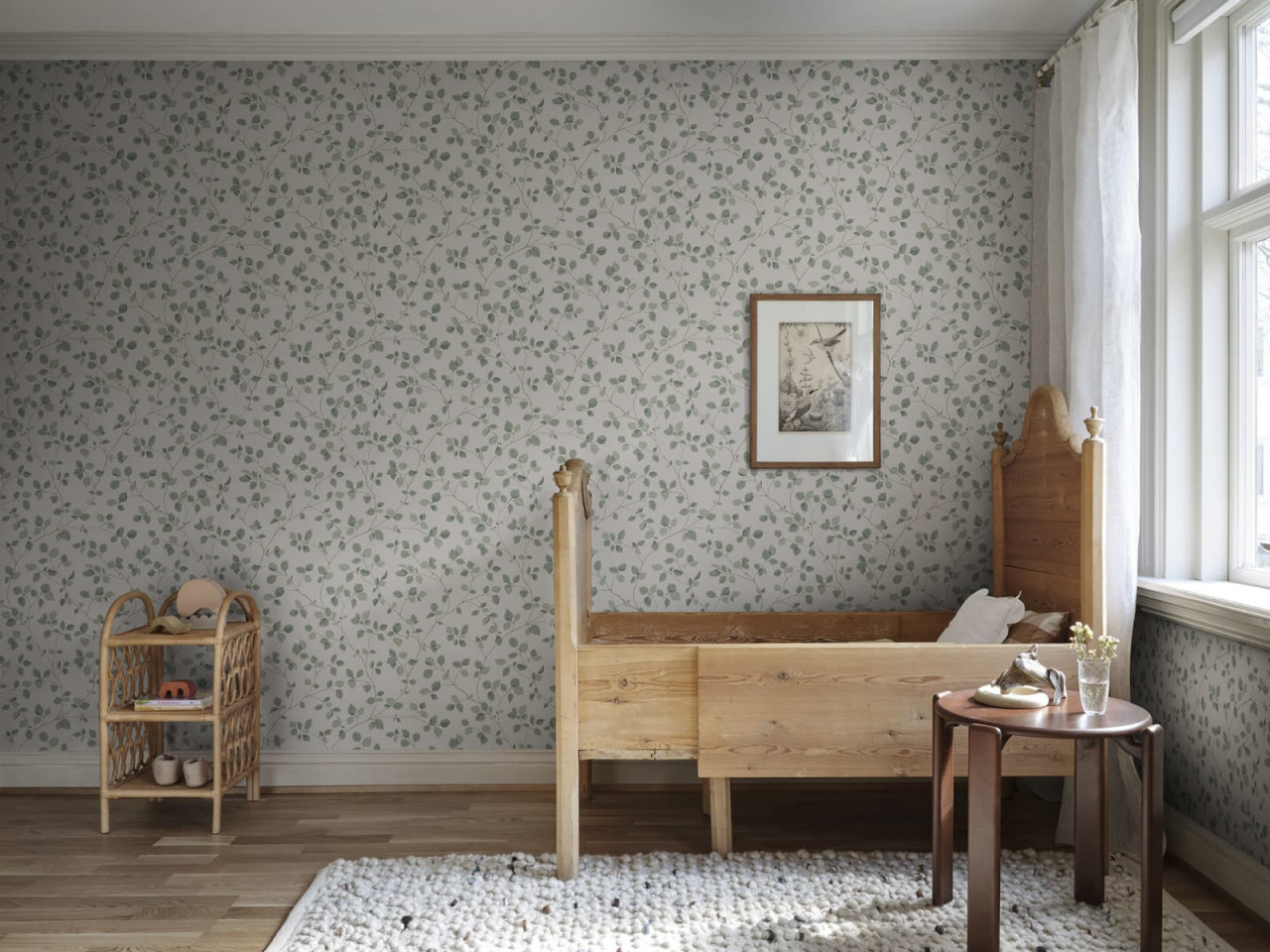 Tapet lavabil Bokskog, Garden Green, Sandberg, 5.3mp / rola - 2 | YEO