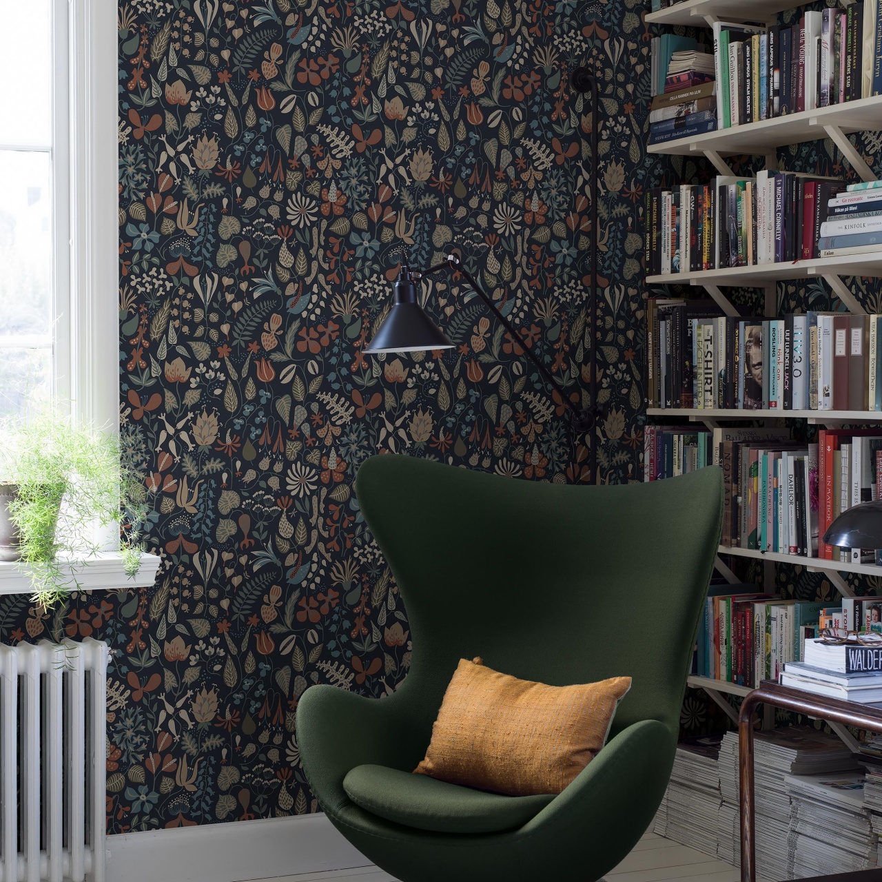Tapet lavabil, Stig Lindberg Herbarium 1372, 5.3mp / rola — imaginea 3