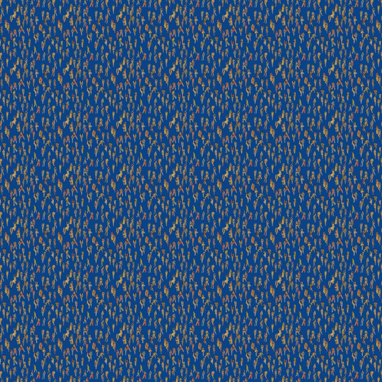 Tapet lavabil Unique People, Blue, TresTintas 5mp / rola - 3