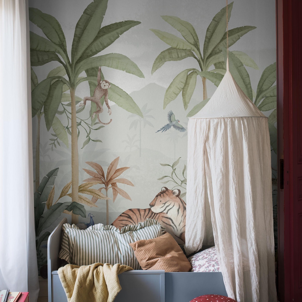 Tapet lavabil, Wild Jungle Mural 6945, 1.3mp / rola — imaginea 7