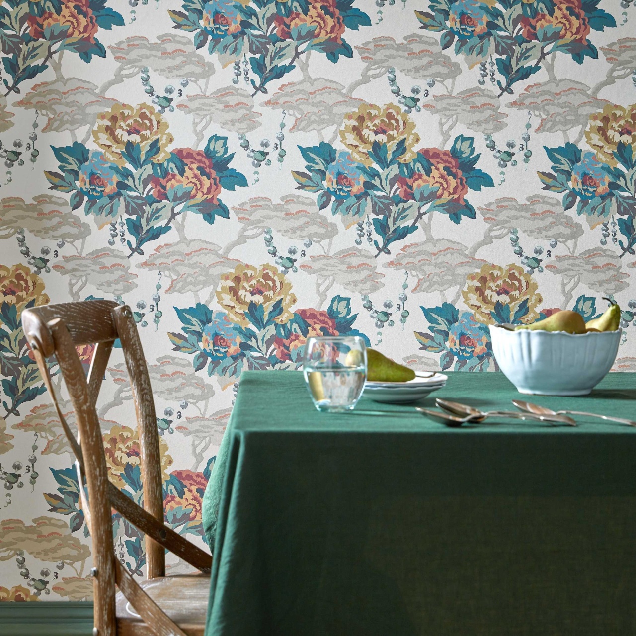 Tapet, Paeonia, Warm Sand, 1838 Wallcoverings, 5.3mp / rola