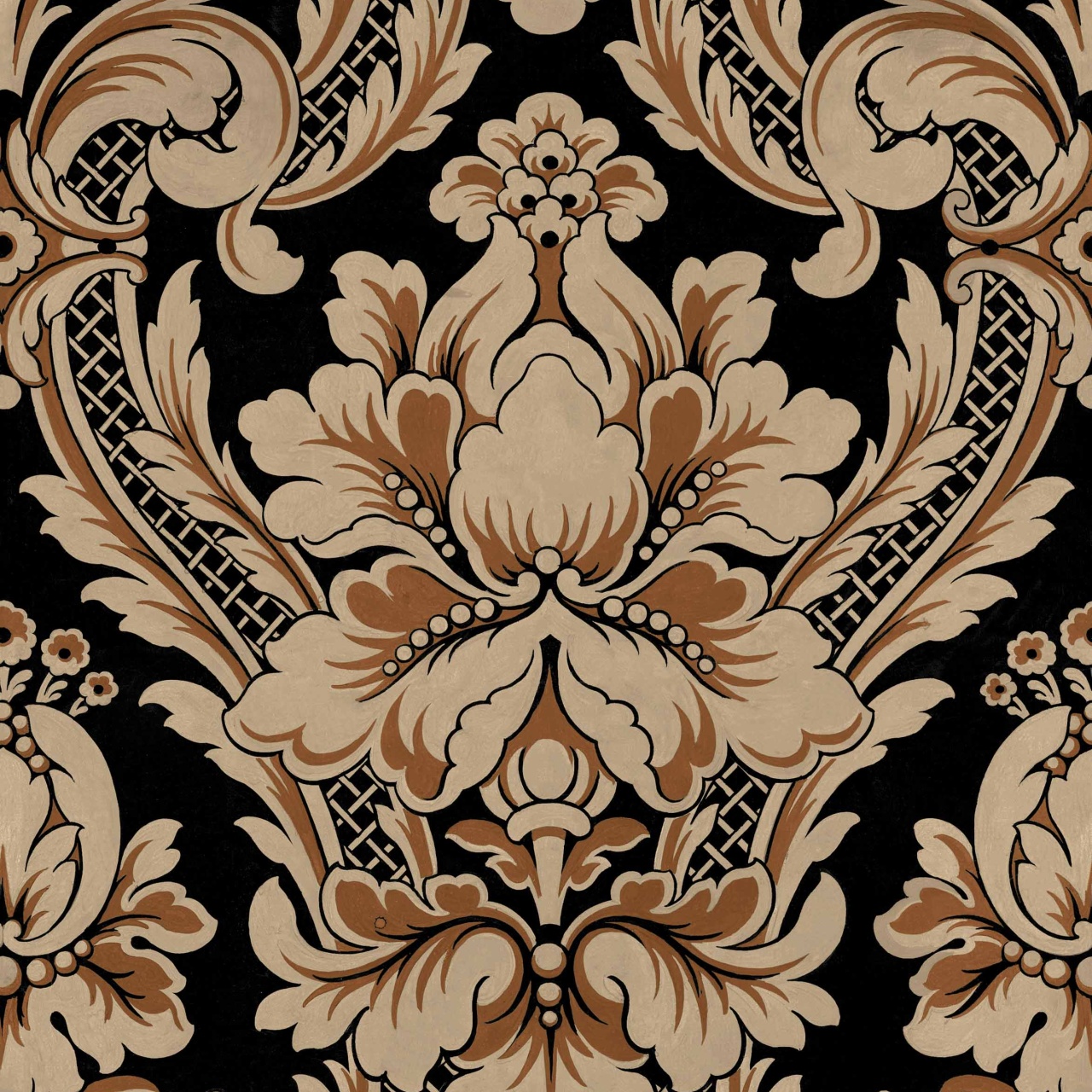 Tapet Venetian Damask, Onyx, Coordonne, 5mp / rola - 2