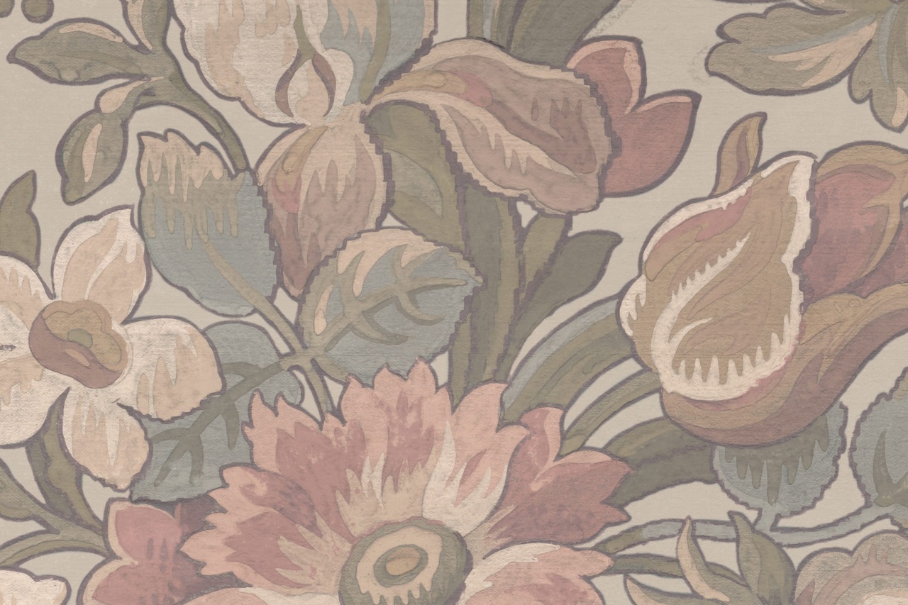 Tapet Vintage Garden, Pastel, Rebel Walls, 5 mp / rola - 4 | YEO