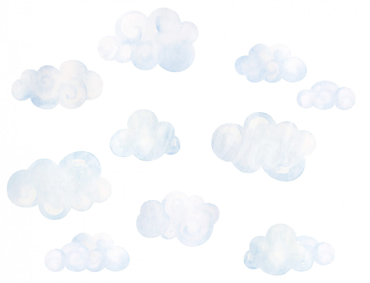 Tapet Watercolor Clouds, Rebel Walls - 1 | YEO