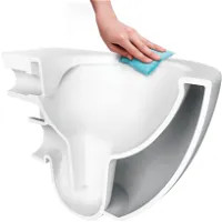 Vas de WC, montare pe perete, fără bordură,Peonia, CDE_6ZPW - 2 | YEO