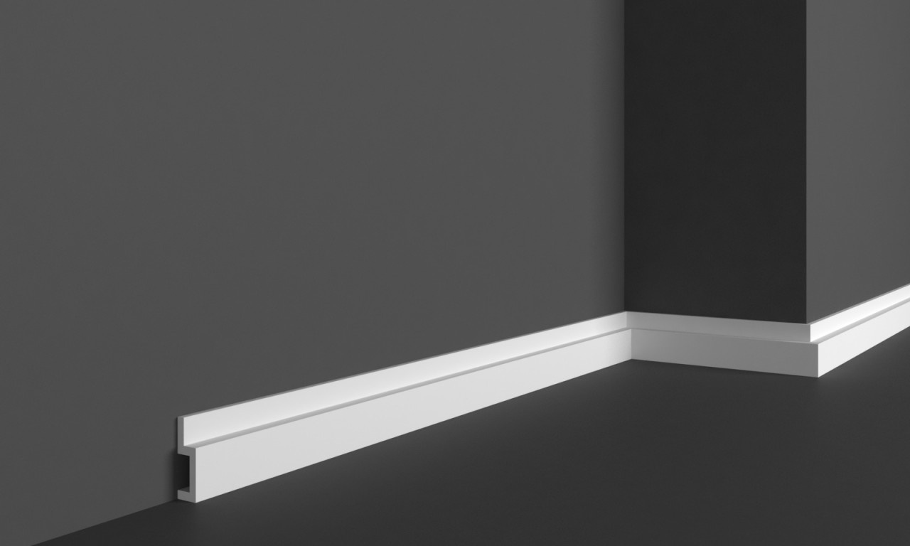 Brau decorativ din poliuretan flexibil B23F - 3.8x1.2x200 cm - 3 | YEO