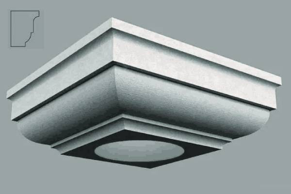 Capitel coloana exterior F01A-30x25x49cm