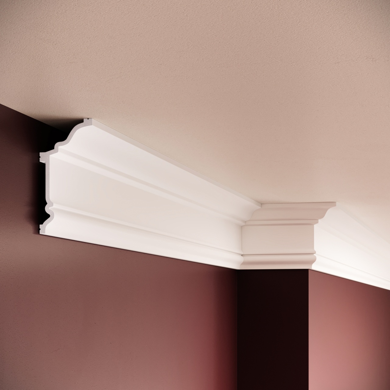 Cornisa decorativa C19-9.7x4.8x200cm