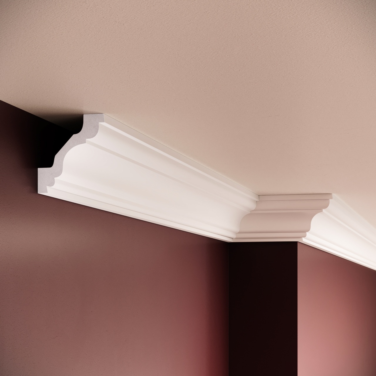 Cornisa decorativa P819 - 6.8x6.4x200 cm