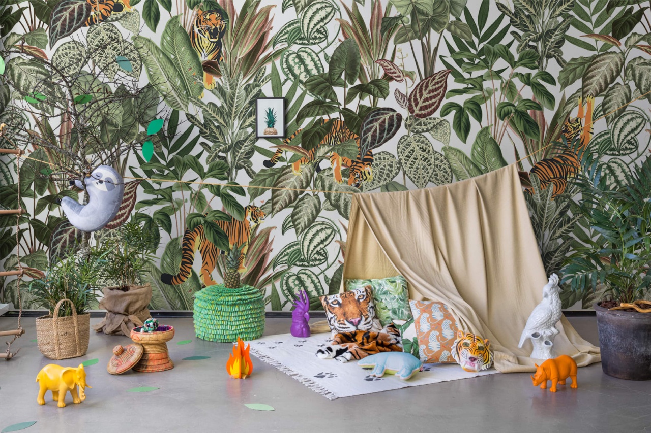 Fototapet, 3D Mischievous Tigers, Rebel Walls