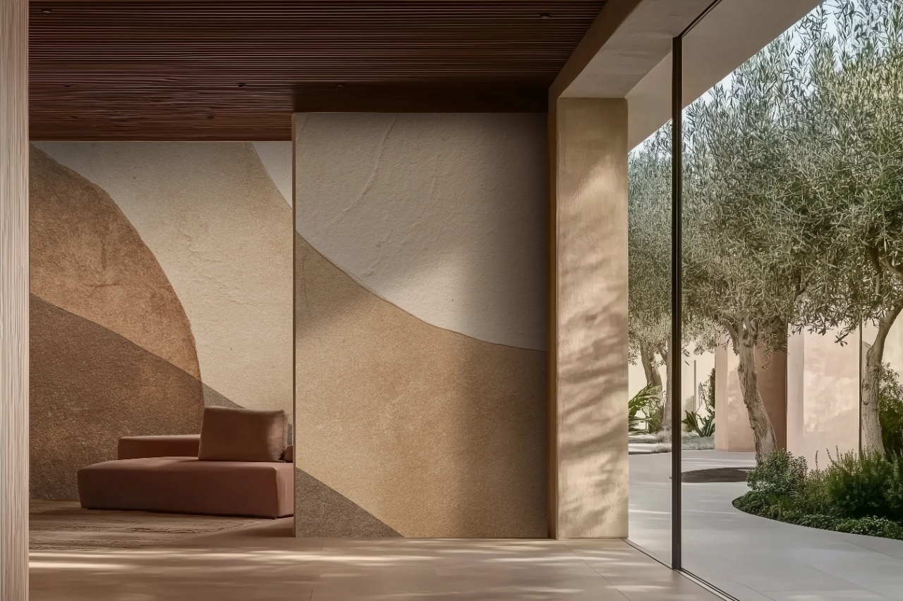 Fototapet Abstract Beige Naturel Nuance Rêve BNN200 — imaginea 2