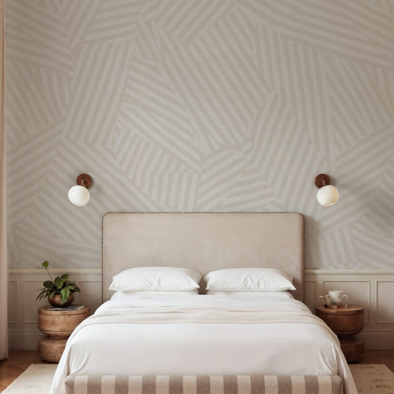 Fototapet, Abstract Weave, Beige, Rebel Walls - 3