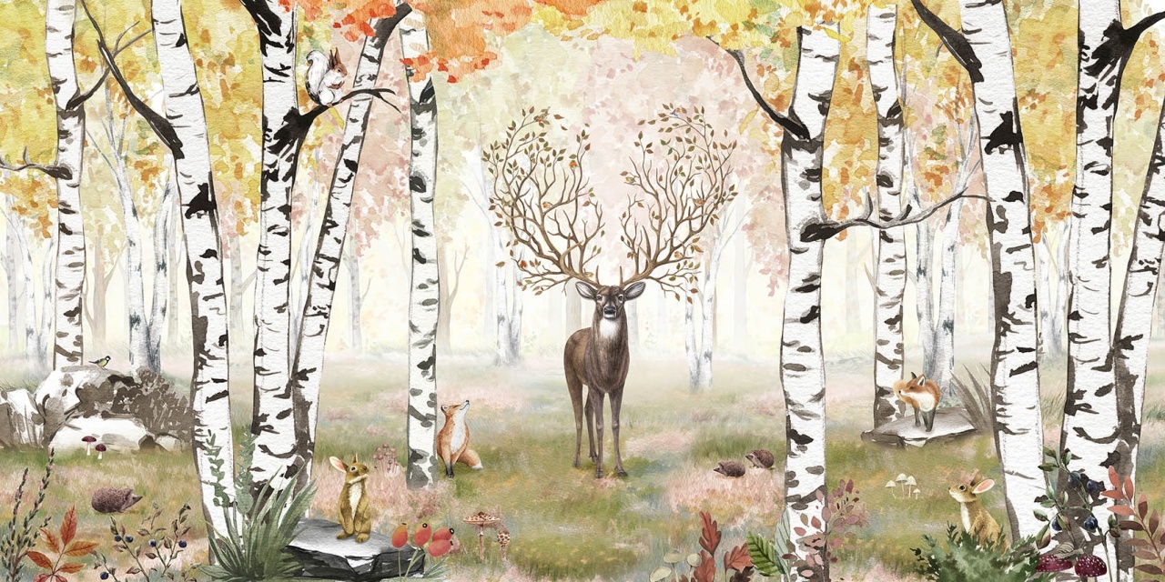 Fototapet Amazing Antlers - Autumn, Kikki Belle - 2