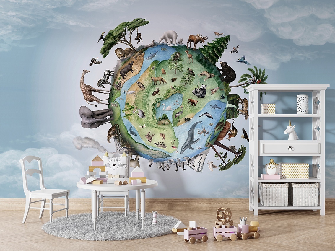 Fototapet Animals of Earth, Kikki Belle — imaginea 4