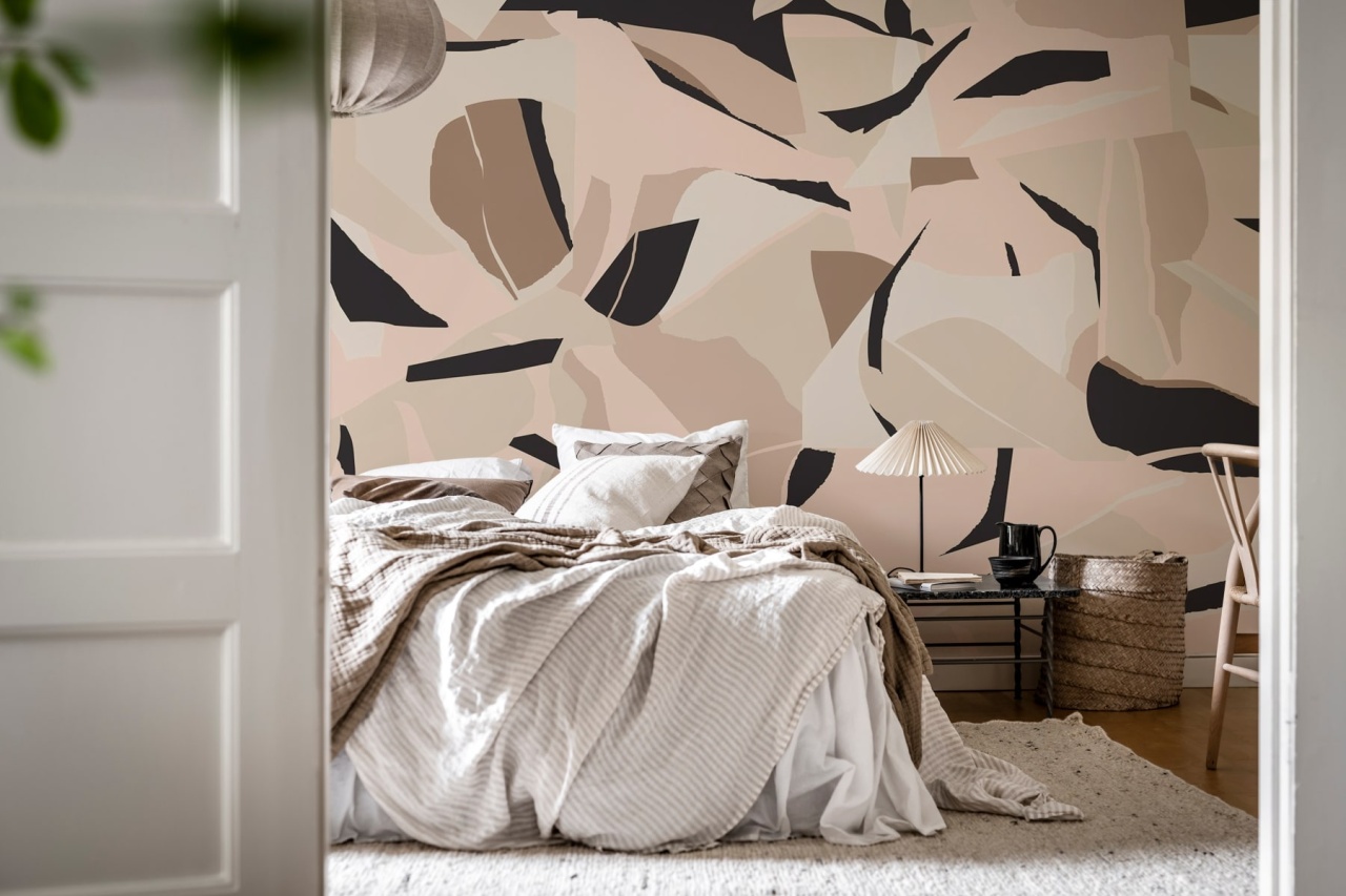 Fototapet, Artsy Forms, Pink, Rebel Walls