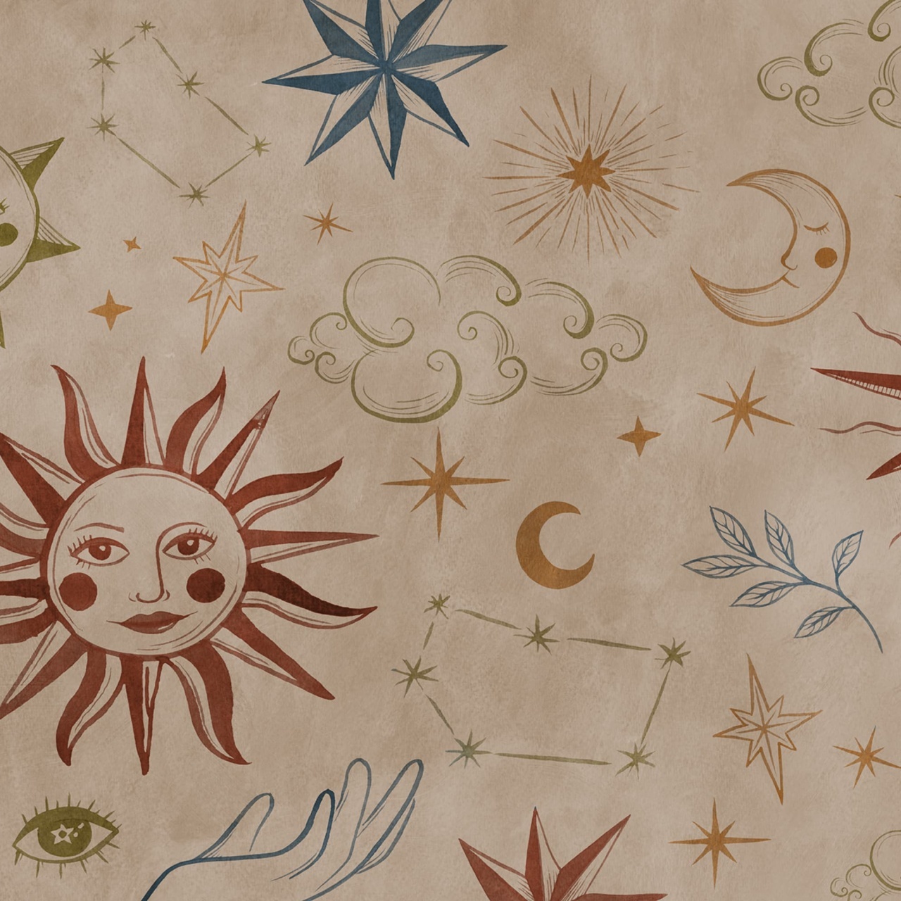 Fototapet, Astrology, Multi, Rebel Walls - 2
