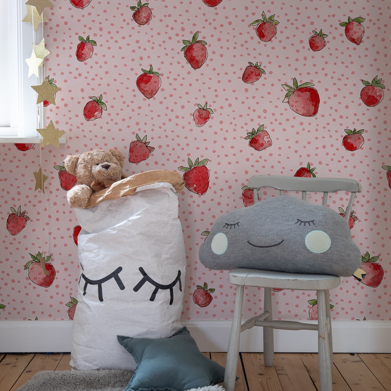 Fototapet, Berry Cute, Pink, Rebel Walls - 3