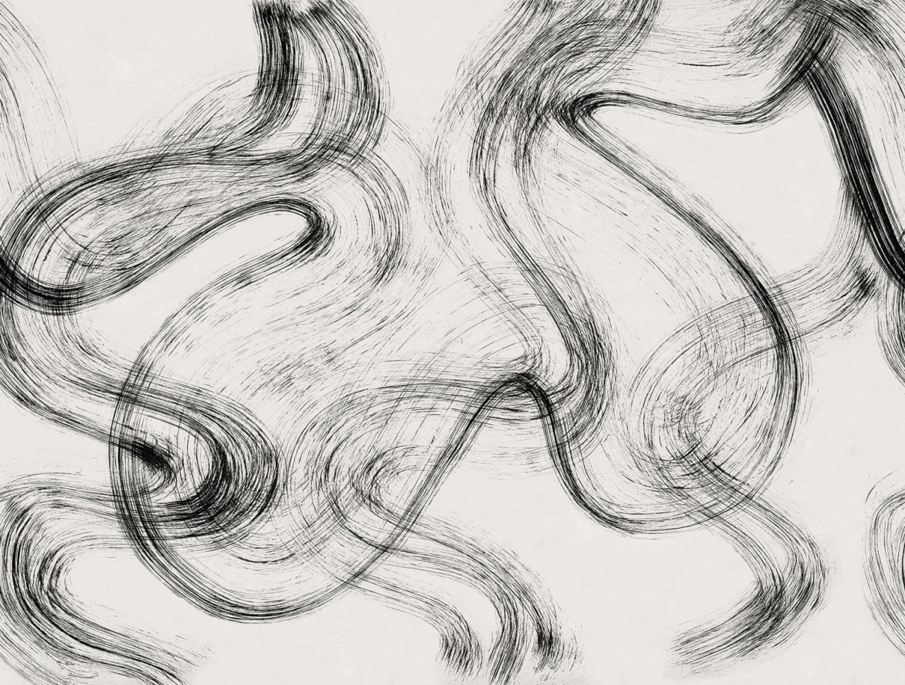 Fototapet, Blurry Stripes, Black & White, Rebel Walls - 2