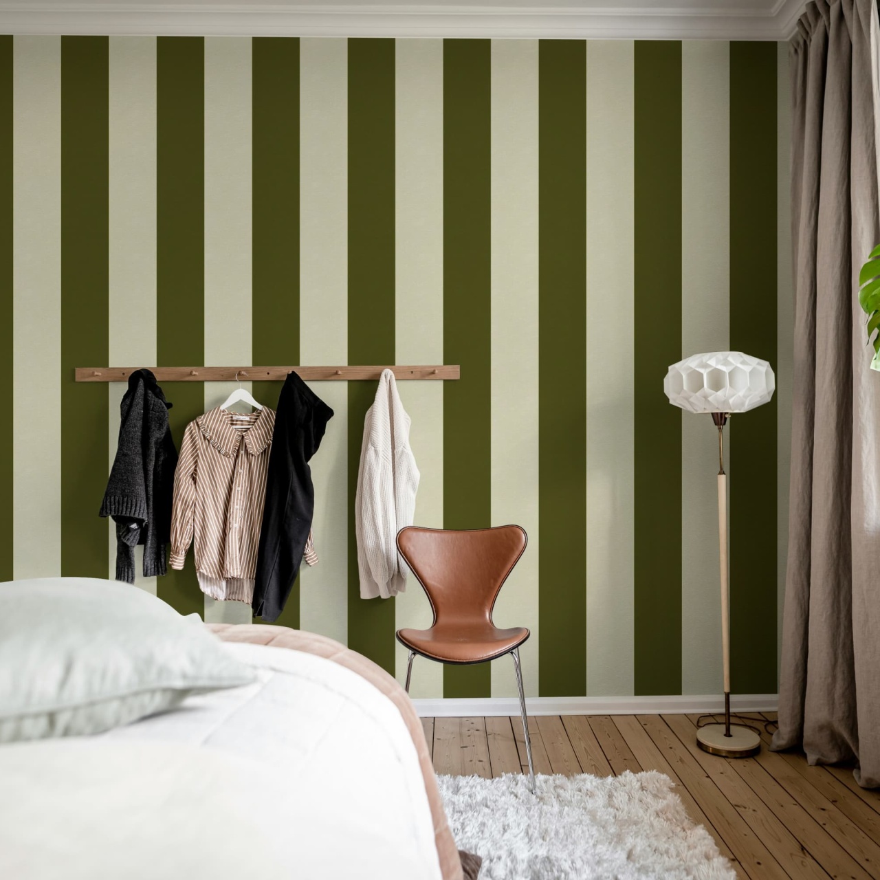 Fototapet, Bold Stripes, Green, Rebel Walls - 3